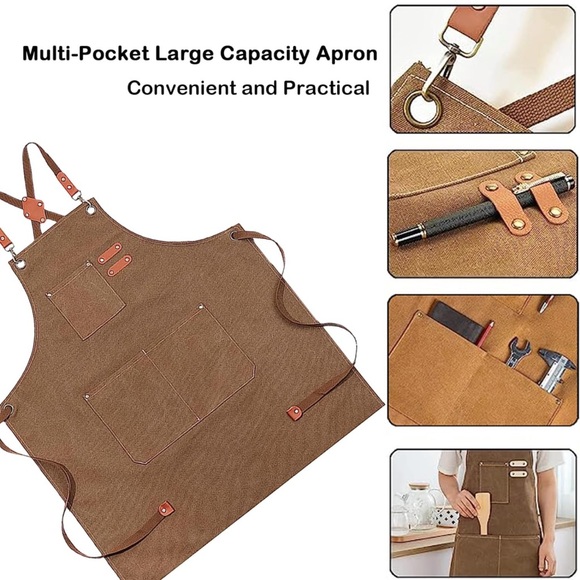 3/50$ Work apron NEW unisex - Picture 9 of 10